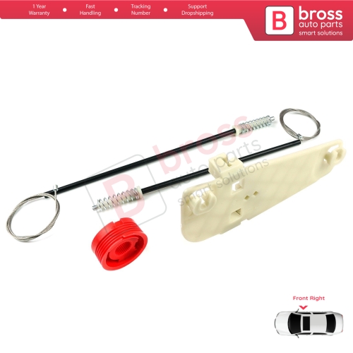 Window Regulator Repair Set Front Right Door for Jeep Grand Cherokee MK2 WJ WG 1998-2005 55076466AB