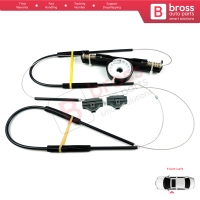 Power Window Regulator Repair Set Front Left Door for Ford Mondeo MK3 B4Y BWY B5Y 2000-2007 4/5 Door 1S71F23201AB