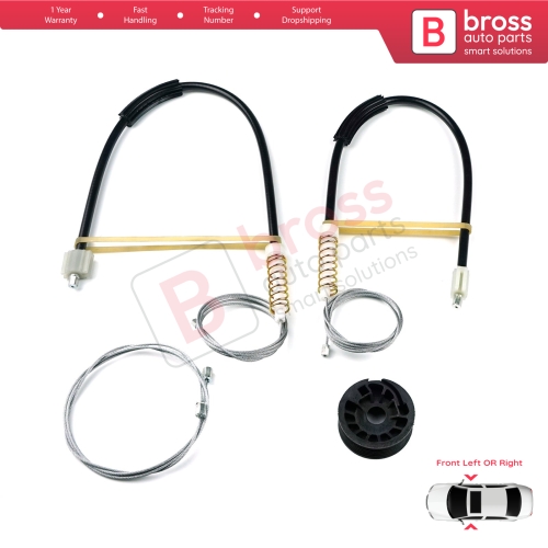 Window Regulator Repair Set Front Door for Mercedes C Class W205 S205 2013-2023 A2057204923 A2057209211