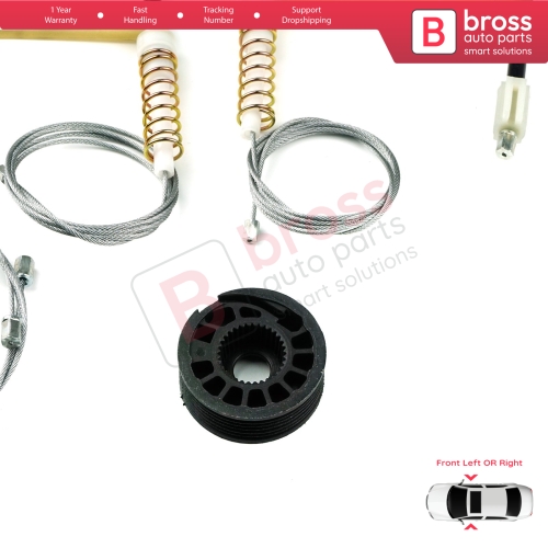 Window Regulator Repair Set Front Door for Mercedes C Class W205 S205 2013-2023 A2057204923 A2057209211