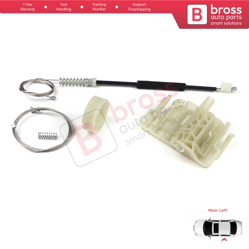 Window Regulator Repair Set Rear Left Door for BMW 5 Series F10 F18 F11 4/5 Door 2009-2017 51357182613