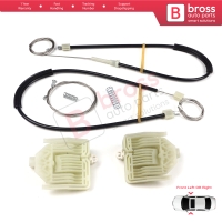 Window Regulator Repair Set Front Door for BMW X6 E71 E72 2007-2015 51337197301 51337197302