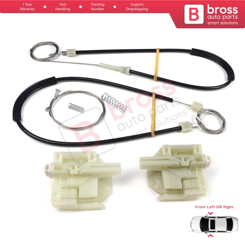 Window Regulator Repair Set Front Door for BMW X6 E71 E72 2007-2015 51337197301 51337197302