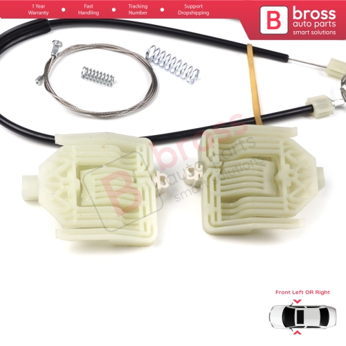 Window Regulator Repair Set Front Door for BMW X6 E71 E72 2007-2015 51337197301 51337197302