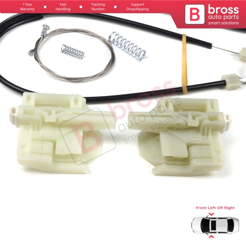 Window Regulator Repair Set Front Door for BMW X6 E71 E72 2007-2015 51337197301 51337197302