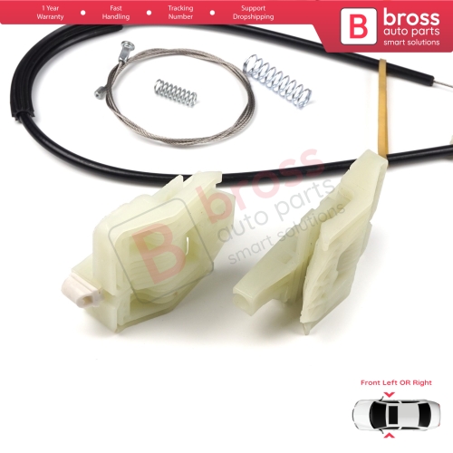 Window Regulator Repair Set Front Door for BMW X6 E71 E72 2007-2015 51337197301 51337197302