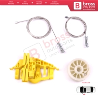 Window Regulator Repair Set Front Left Door for Ram ProMaster City 2015-2022 4-Door 68366053AA  