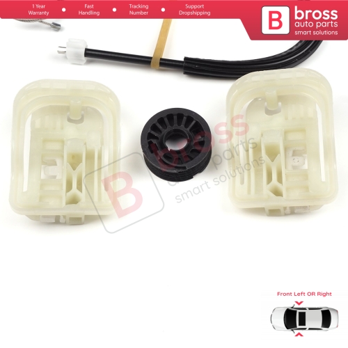 Window Regulator Repair Set Front Door for Seat Toledo MK4 KG3 2012-2019 Skoda Rapid 2012-2022 5JA837461