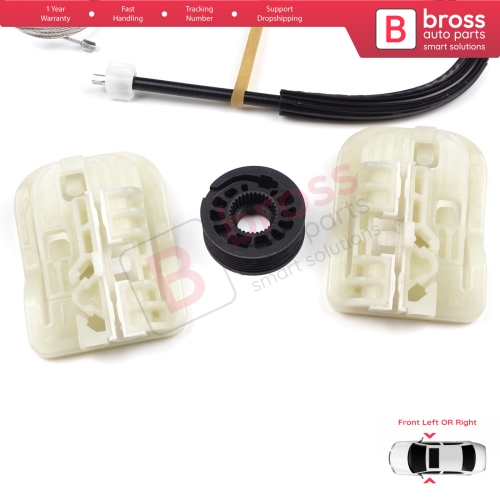 Window Regulator Repair Set Front Door for Seat Toledo MK4 KG3 2012-2019 Skoda Rapid 2012-2022 5JA837461