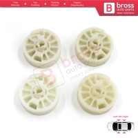 4 Pieces Window Regulator Wheel Pulley Drum Gear Sprocket Spool for Hyundai Elantra MD UD Sonata YF Tucson TL Kia Optima JF Sportage MK4 QL 82471D3011