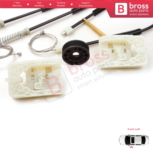 Window Regulator Repair Set Front Left Door for Ford Focus MK3 C346 2010-2019 4/5 Door BM51A23201  