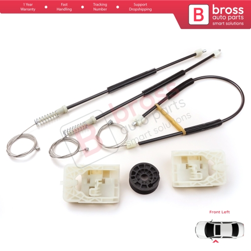 Window Regulator Repair Set Front Left Door for Ford Focus MK3 C346 2010-2019 4/5 Door BM51A23201  