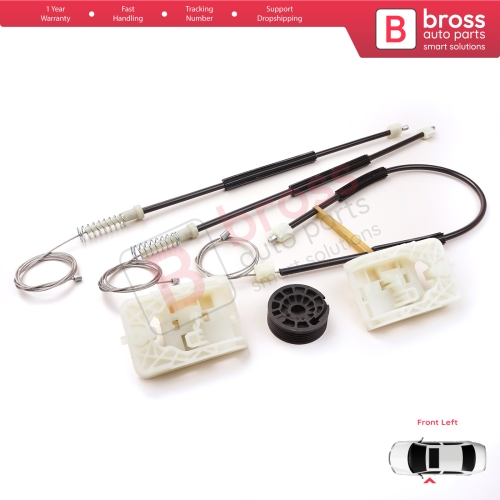 Window Regulator Repair Set Front Left Door for Ford Focus MK3 C346 2010-2019 4/5 Door BM51A23201  