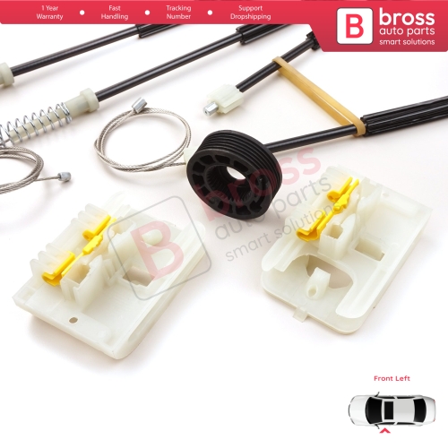 Window Regulator Repair Set Front Left Door for Ford Focus MK3 C346 2010-2019 4/5 Door BM51A23201  