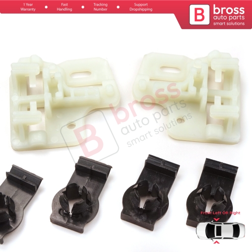 Window Regulator Repair Brackets Fixer Clips Front Left or Right Door for BMW X5 E53 2000-2006 51338254911 51338254781