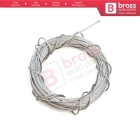 10 meter Window Regulator Repair Cable Steel Wire Rope 7x7 Diameter: 1.5 mm for Car Window Regulator