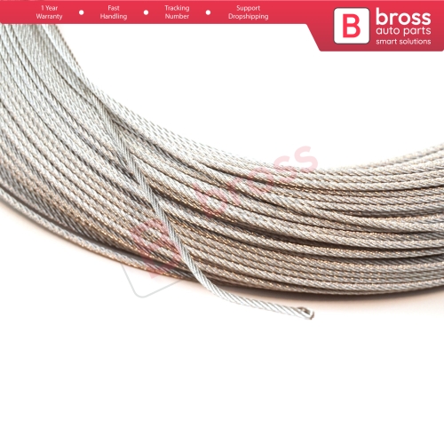 Window Regulator Repair Cable Steel Wire Rope 7x7 Diameter: 1.5 mm Length : 100 meter for Car Window Regulator