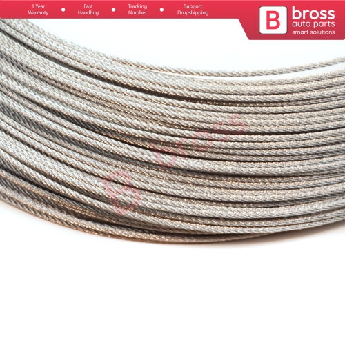 Window Regulator Repair Cable Steel Wire Rope 7x7 Diameter: 1.5 mm Length : 100 meter for Car Window Regulator