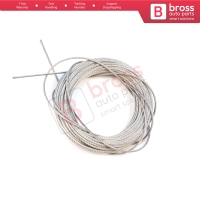 10 meter Window Regulator Repair Cable Steel Wire Rope 7x7 Diameter: 1.6 mm for Car Window Regulator