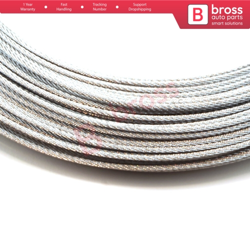 Window Regulator Repair Cable Steel Wire Rope 7x7 Diameter: 1.6 mm Length: 100 meter for Car Window Regulator 
