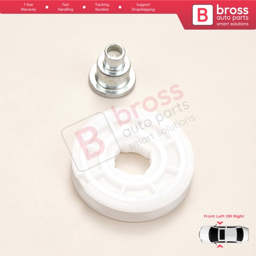 Front Window Regulator Repair Corner Cable Roller Pulley for Fiat Doblo MK1 MPV Van 119 223 2001-2010 51718403 51718404
