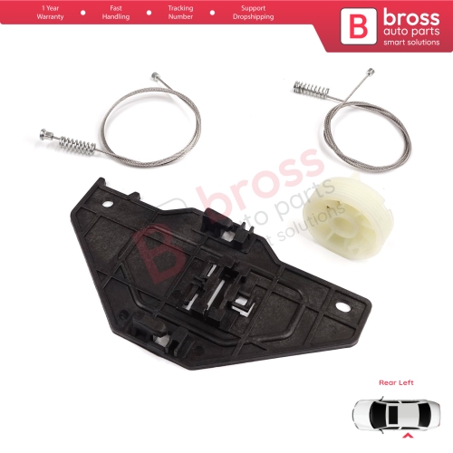 Power Window Regulator Repair Set Rear Left for Citroen C4 Picasso MK1 UD Grand UA 2006-2013 MPV 9223E0