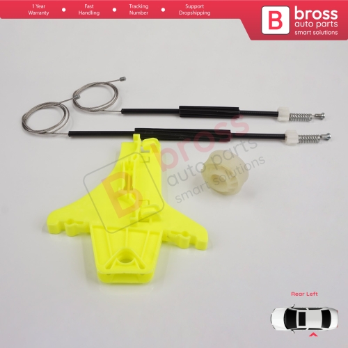 Window Regulator Repair Kit Rear Left for VW Golf MK7 5G 2012-2021 5-Door 5G4839461