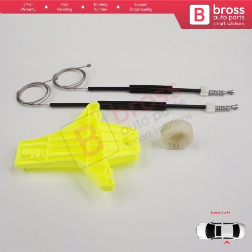 Window Regulator Repair Kit Rear Left for VW Golf MK7 5G 2012-2021 5-Door 5G4839461