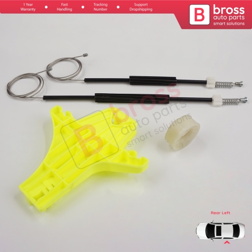 Window Regulator Repair Kit Rear Left for VW Golf MK7 5G 2012-2021 5-Door 5G4839461