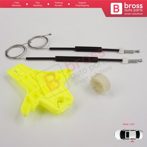 Window Regulator Repair Kit Rear Left for VW Golf MK7 5G 2012-2021 5-Door 5G4839461