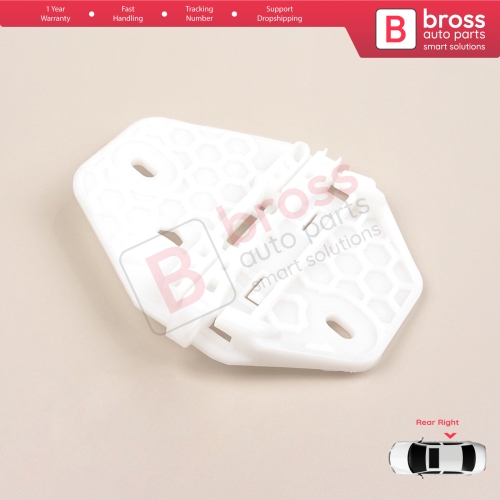 Rear Right Window Regulator Slider Clips Bracket for Renault Clio MK2 BB CB Thalia MK1 LB Symbol MK1 7700434304