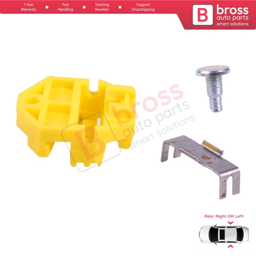 Window Regulator Repair Clips Rear for Opel Astra G Mercedes E Class W210 S210 Saab 9-3 MK1 900 NG A2107301646 90521877