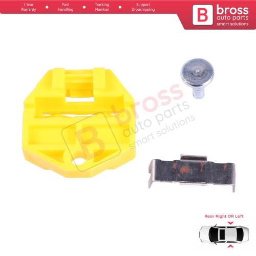 Window Regulator Repair Clips Rear for Opel Astra G Mercedes E Class W210 S210 Saab 9-3 MK1 900 NG A2107301646 90521877