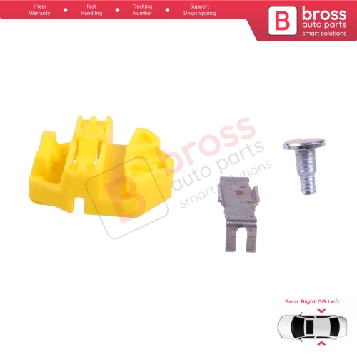 Window Regulator Repair Clips Rear for Opel Astra G Mercedes E Class W210 S210 Saab 9-3 MK1 900 NG A2107301646 90521877