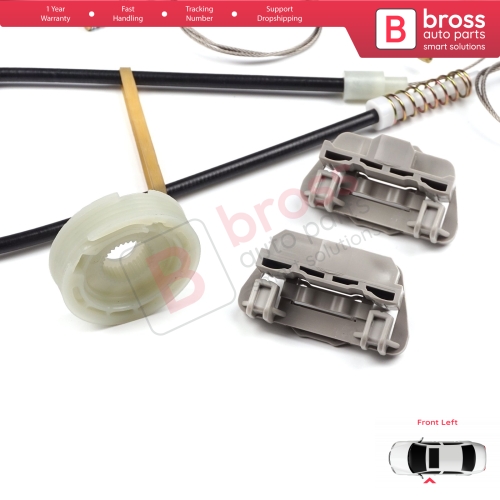 Power Window Regulator Repair Set Left Door for Ford Focus MK1 1998-2007 2/3 Door Hatchback Coupe 1331619