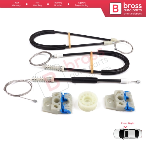 Power Window Regulator Repair Kit Front Right for VW Passat B7 362 365 2010-2014 CC A32 A33 2011-2020 3AA837756