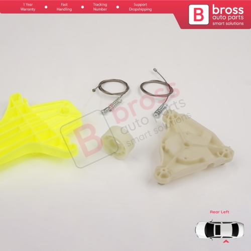 Power Window  Regulator Repair Kit Rear Left Door for VW Passat B6 3C2 3C5 B7 362 365 2010-2015 4/5 Door 3C4839755
