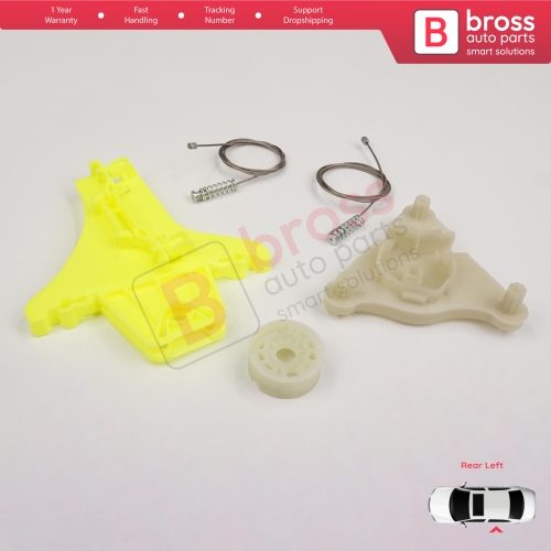 Power Window  Regulator Repair Kit Rear Left Door for VW Passat B6 3C2 3C5 B7 362 365 2010-2015 4/5 Door 3C4839755