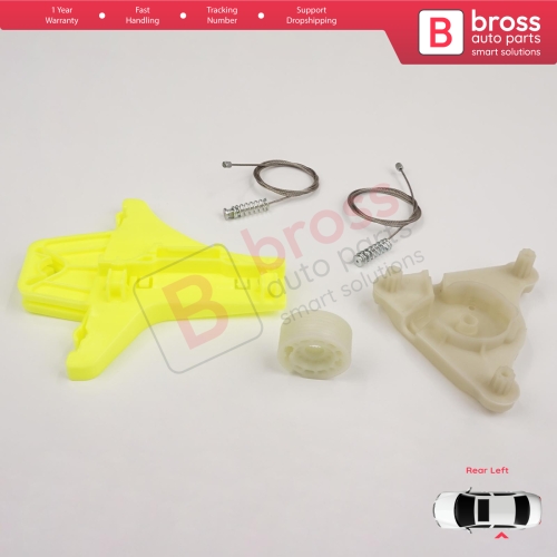 Power Window  Regulator Repair Kit Rear Left Door for VW Passat B6 3C2 3C5 B7 362 365 2010-2015 4/5 Door 3C4839755