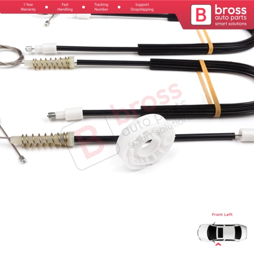 Power Window Regulator Repair Kit Front Left Door for Citroen C5 MK1 DC DE 2000-2007 9221P7