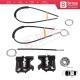Power Window Regulator Repair Kit Rear Left Door for Land Rover Range Rover Sport MK2 L494 2013-2022 LR078871