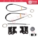 Power Window Regulator Repair Kit Rear Right Door for Land Rover Range Rover Sport MK2 L494 2013-2022 LR078870