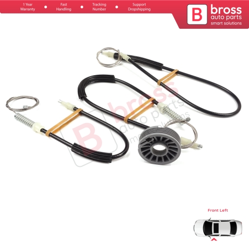 Window Regulator Repair Set Left Door for Mitsubishi Colt CZC Cabriolet RG 2006-2009 98031403