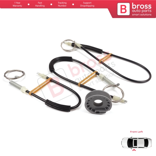 Window Regulator Repair Set Left Door for Mitsubishi Colt CZC Cabriolet RG 2006-2009 98031403