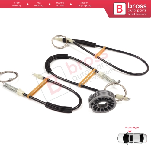 Window Regulator Repair Set Right Door for Mitsubishi Colt CZC Cabriolet RG 2006-2009 98031402