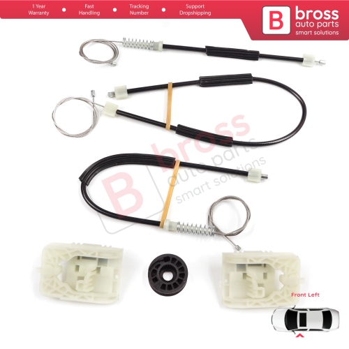 Window Regulator Repair Set Front Left Door for VW Golf MK7 5G 2012-2021 4/5 Door 5G4837461