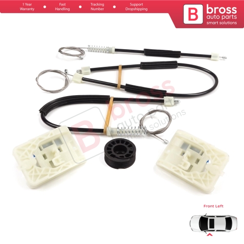 Window Regulator Repair Set Front Left Door for VW Golf MK7 5G 2012-2021 4/5 Door 5G4837461