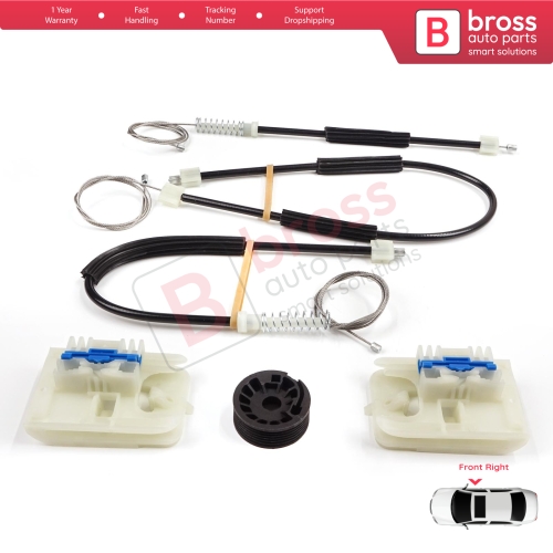 Window Regulator Repair Set Front Right Door for VW Golf MK7 5G 2012-2021 4/5 Door 5G4837462