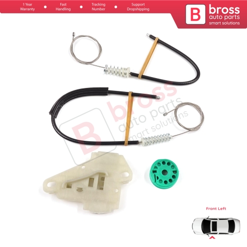 Window Regulator Repair Set Front Left Door for Honda City MK4 GD GE Jazz MK2 2001-2008 72250SAAJ02