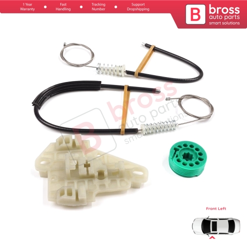 Window Regulator Repair Set Front Left Door for Honda City MK4 GD GE Jazz MK2 2001-2008 72250SAAJ02